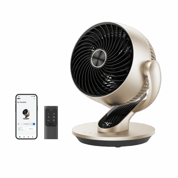 BreezeFlow A1 – Intelligenter Raumventilator mit KI-Thermoanpassung